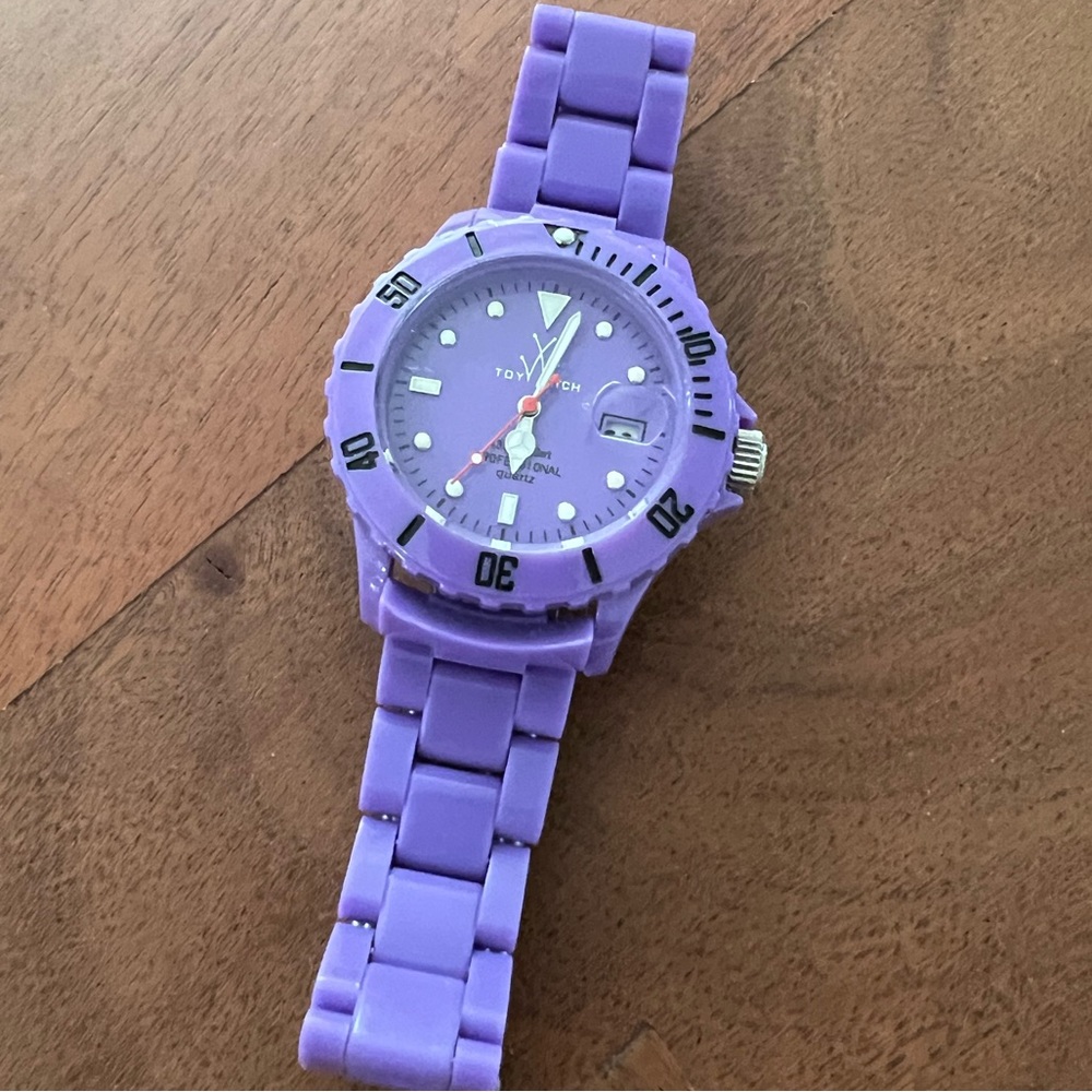 ToyWatch - purple fluorescent